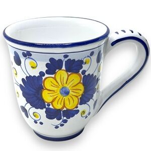 Starbucks Vintage Barista Hand Painted Coffee Tea Mug Made in Italy 2003